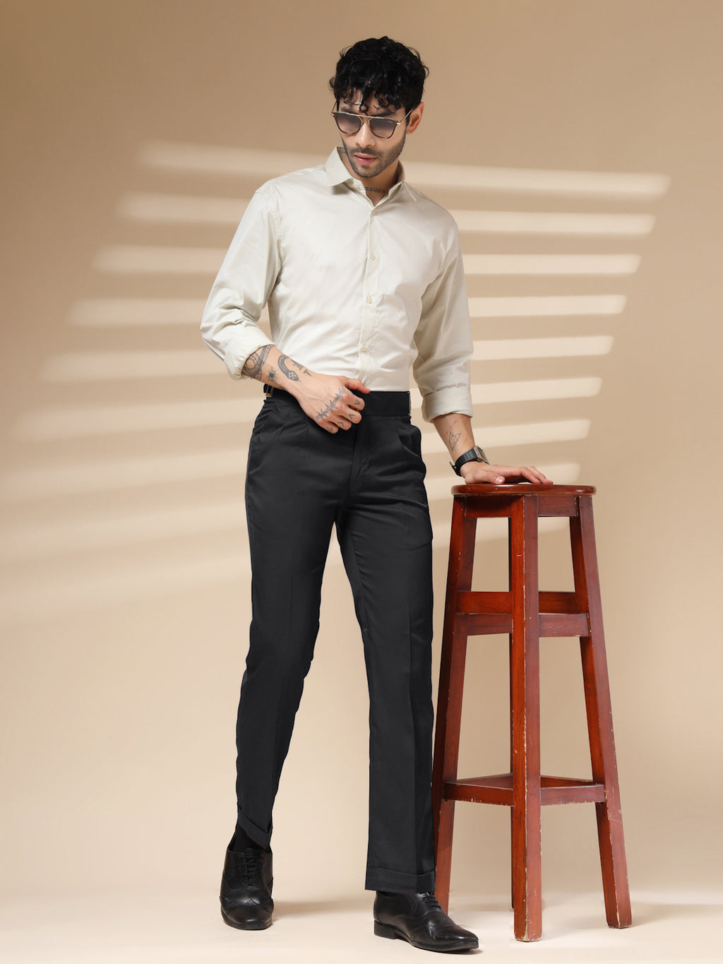 Classic Buckle Formal Gurkha Pants by ITALIAN VEGA®