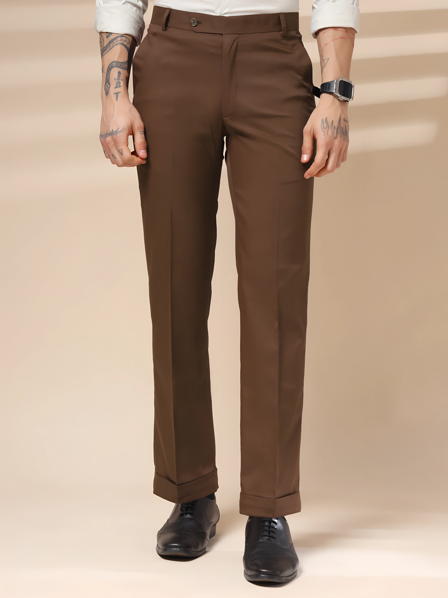 Royal Brown Formal Trouser by ITALIAN VEGA®