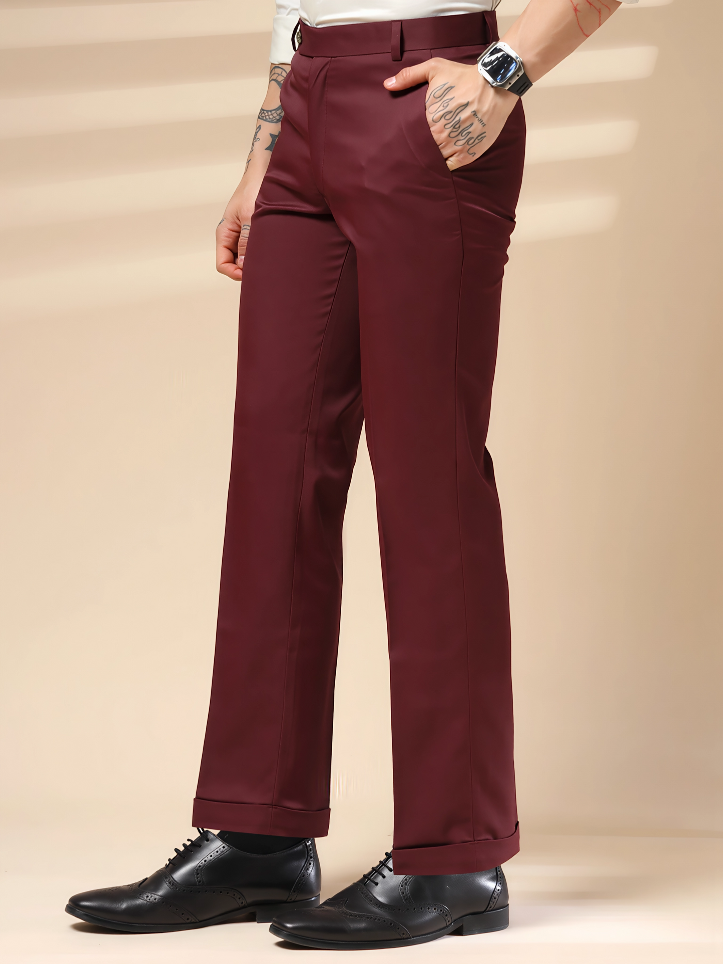 Royal Wine Formal Trouser by ITALIAN VEGA®