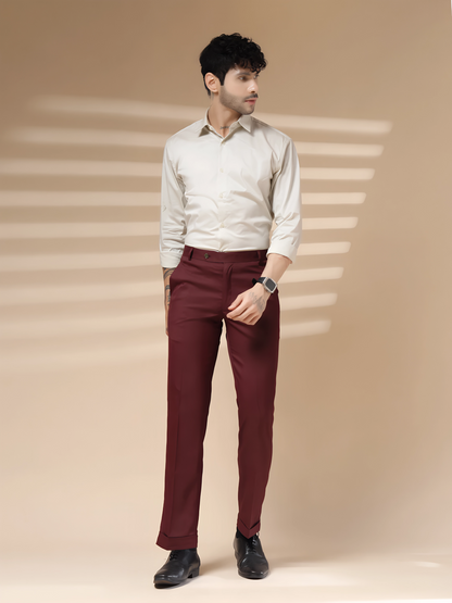 Royal Wine Formal Trouser by ITALIAN VEGA®