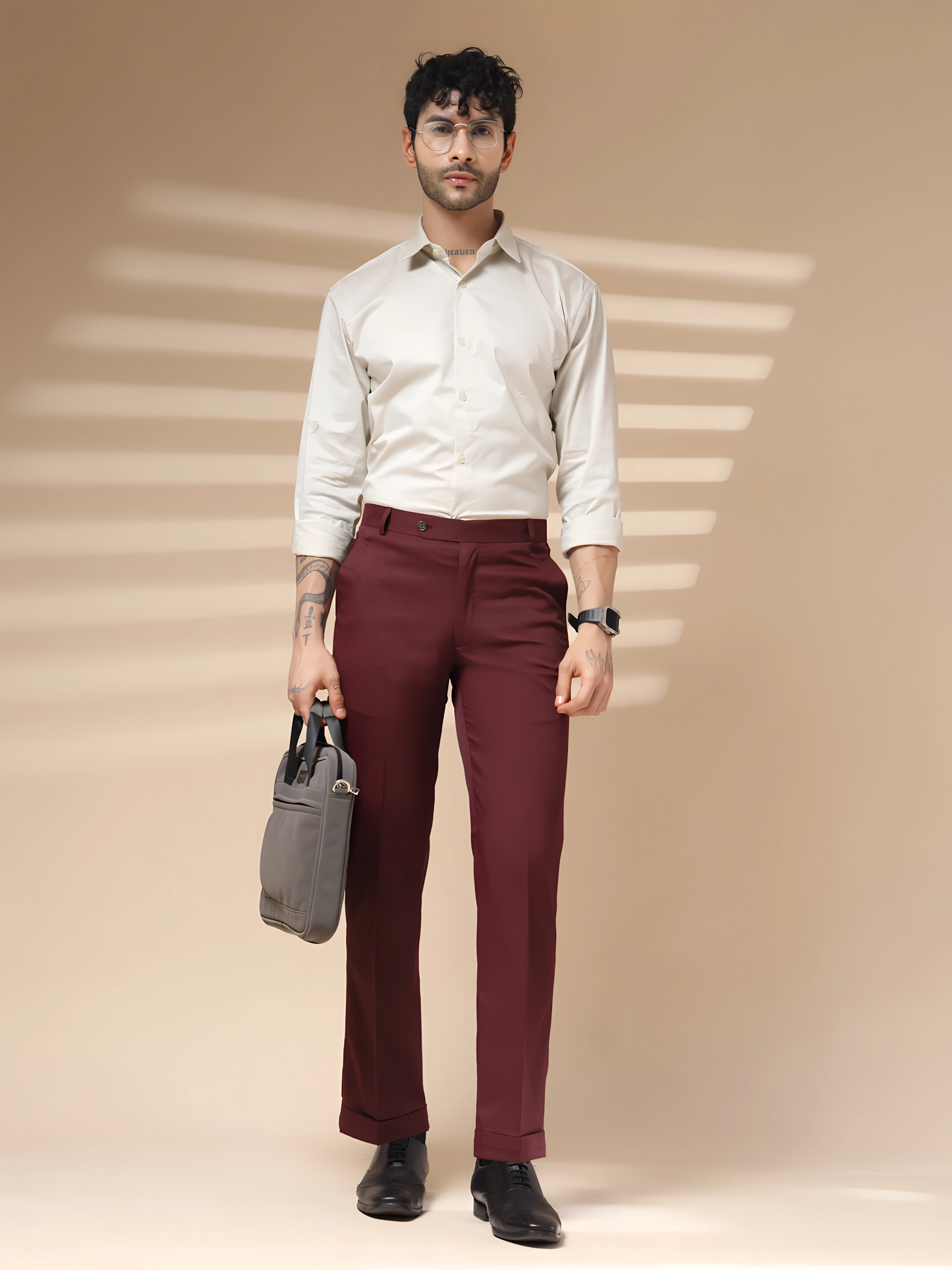 Royal Wine Formal Trouser by ITALIAN VEGA®