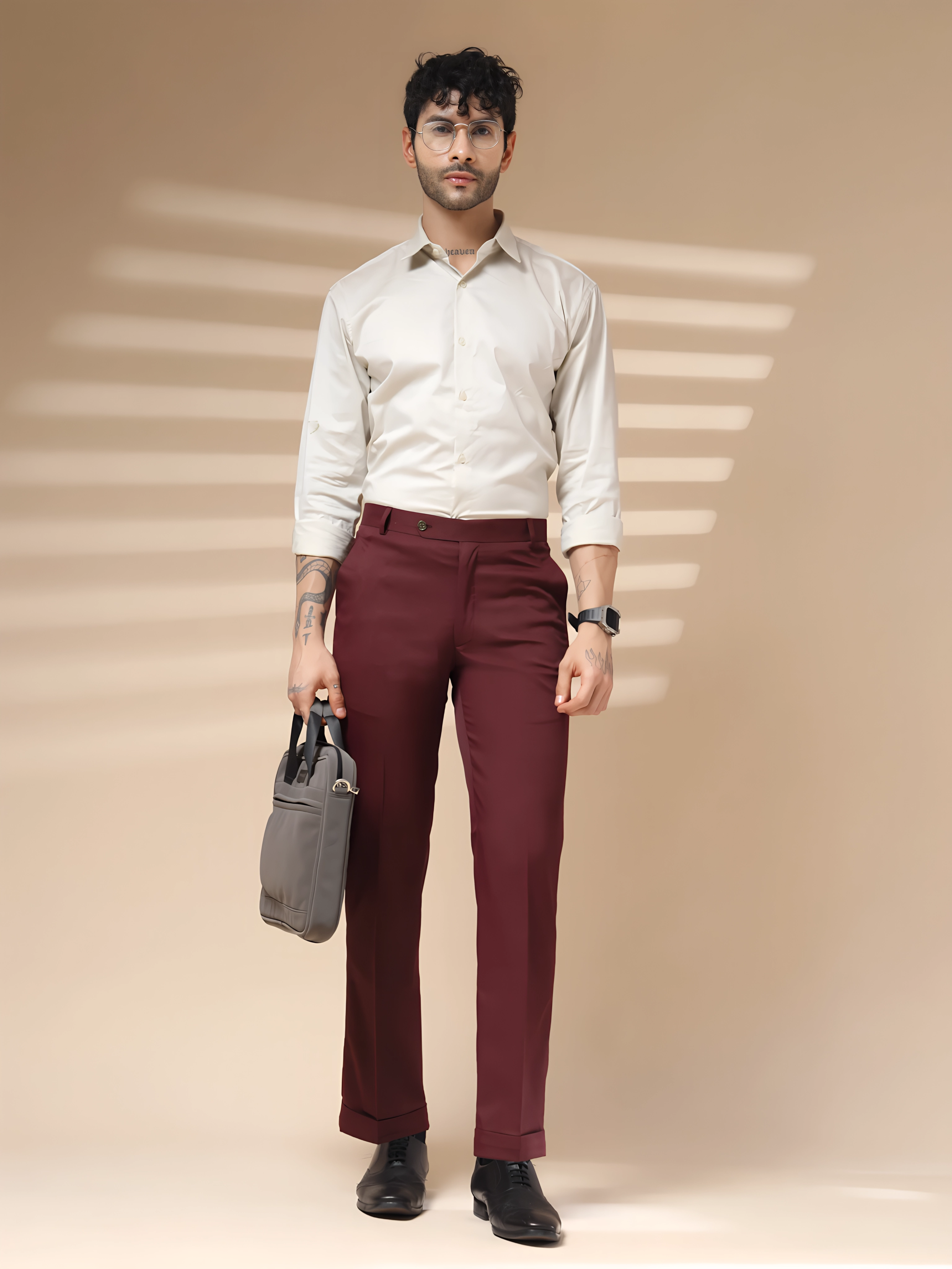 Royal Wine Formal Trouser by ITALIAN VEGA®