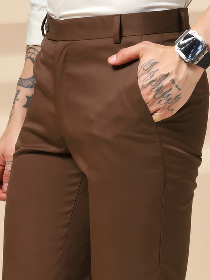 Royal Brown Formal Trouser by ITALIAN VEGA®