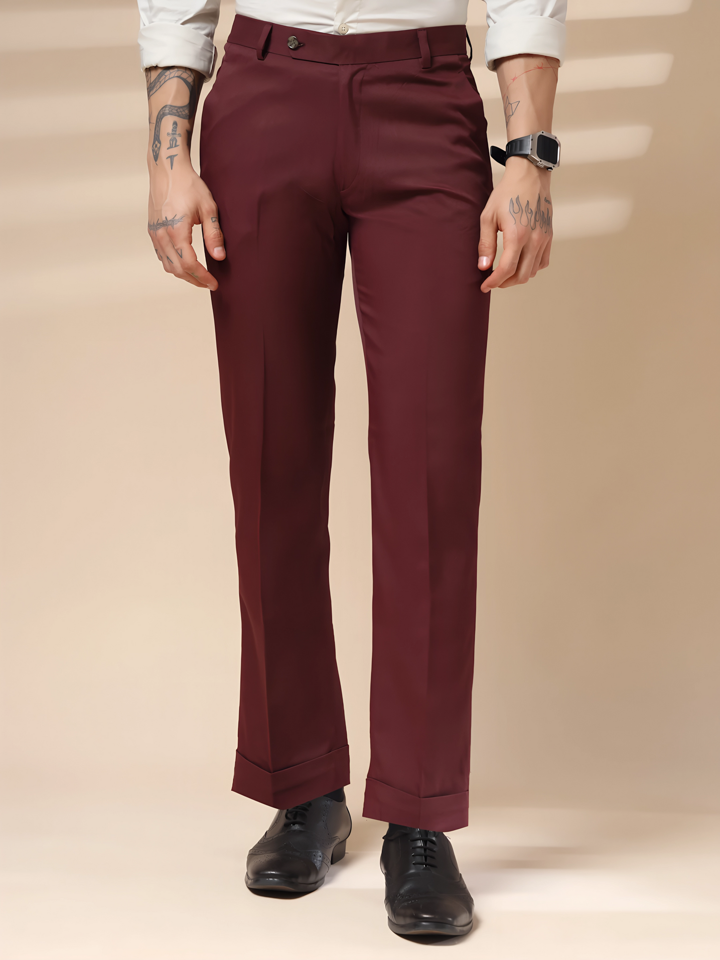 Wine Men Formal Pant by ITALIAN VEGA®