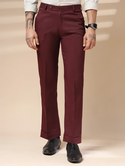 Wine Men Formal Pant by ITALIAN VEGA®
