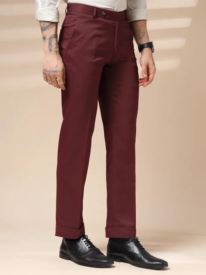 Wine Men Formal Pant by ITALIAN VEGA®