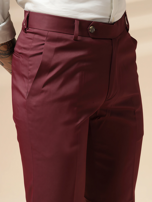Wine Men Formal Pant by ITALIAN VEGA®