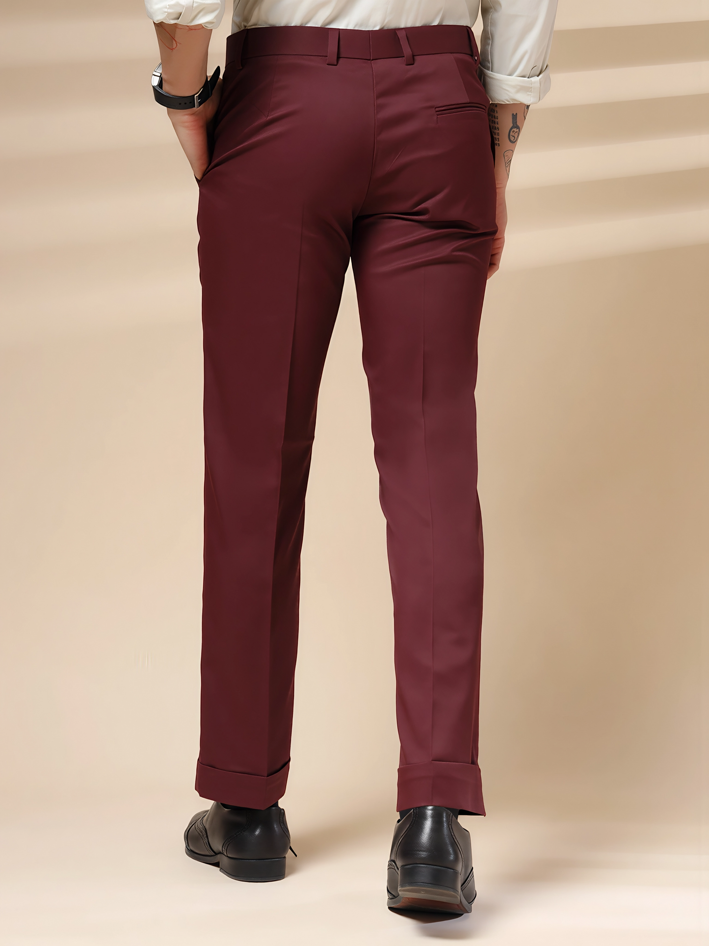 Wine Men Formal Pant by ITALIAN VEGA®