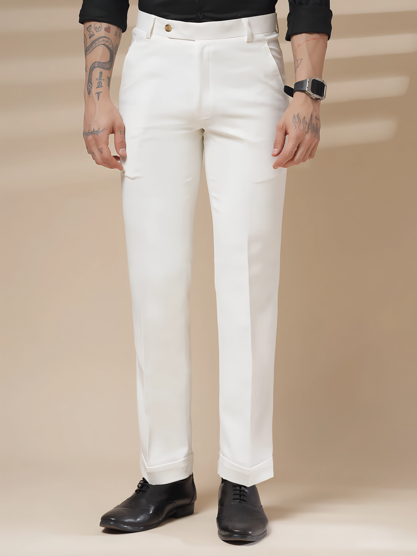 Royal White Formal Trouser by ITALIAN VEGA®