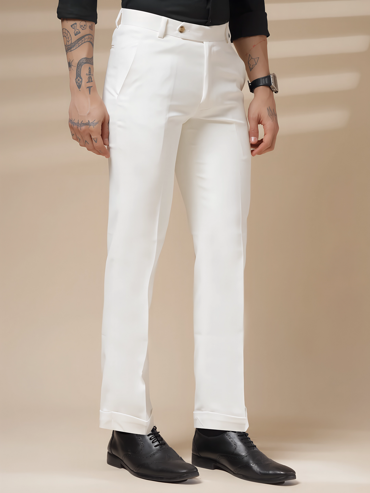 Royal White Formal Trouser by ITALIAN VEGA®