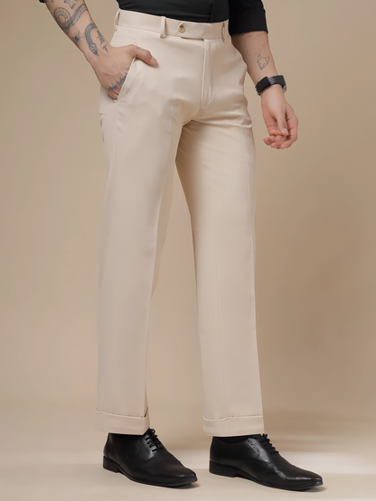 Royal Beige Formal Trouser by ITALIAN VEGA®