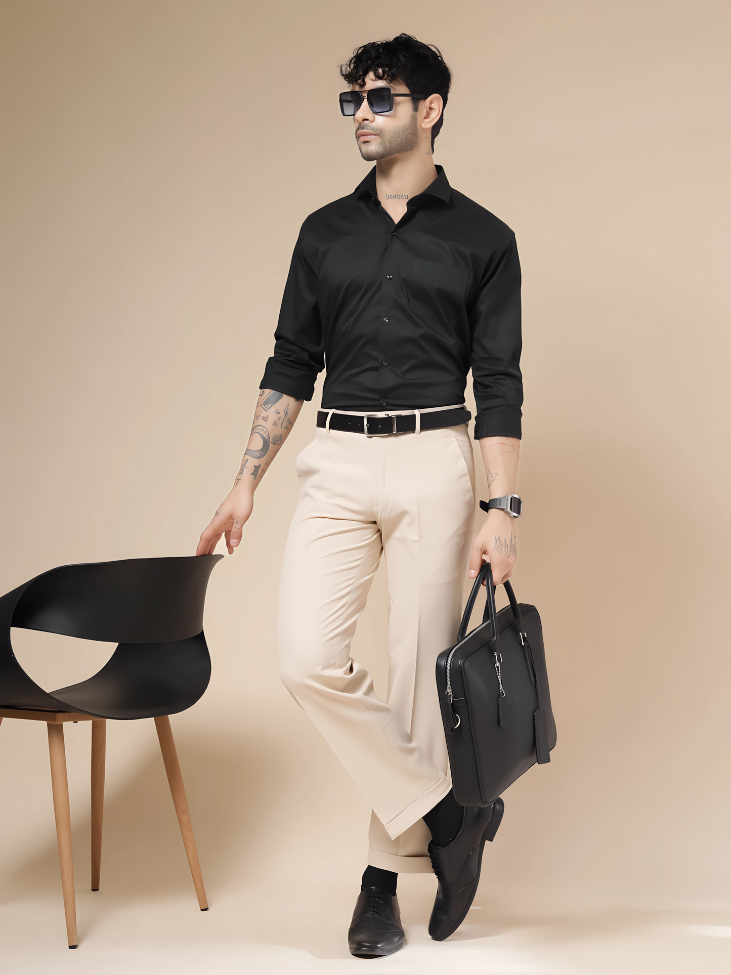 Royal Beige Formal Trouser by ITALIAN VEGA®