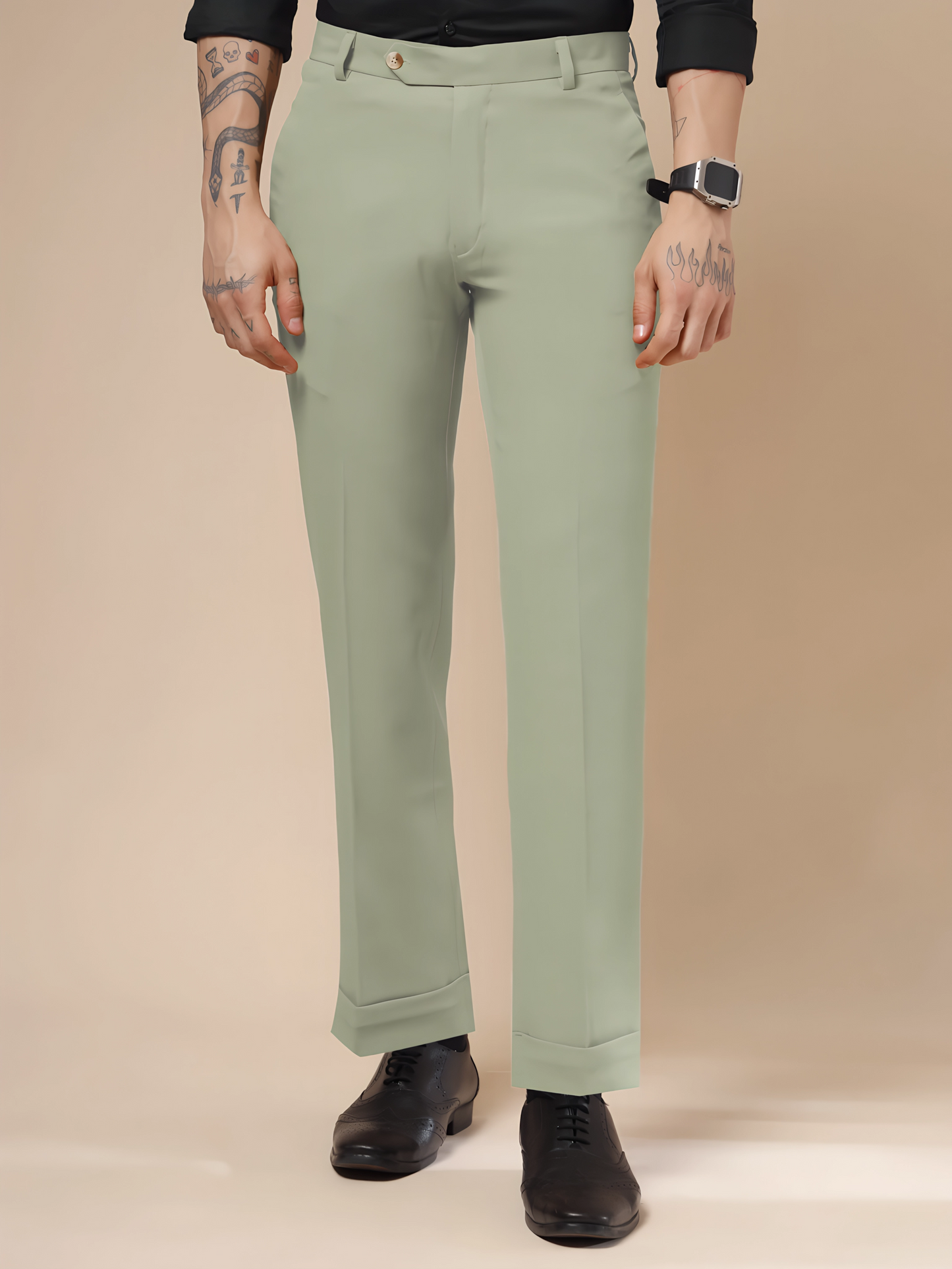 Lime Men Formal Pant by ITALIAN VEGA®