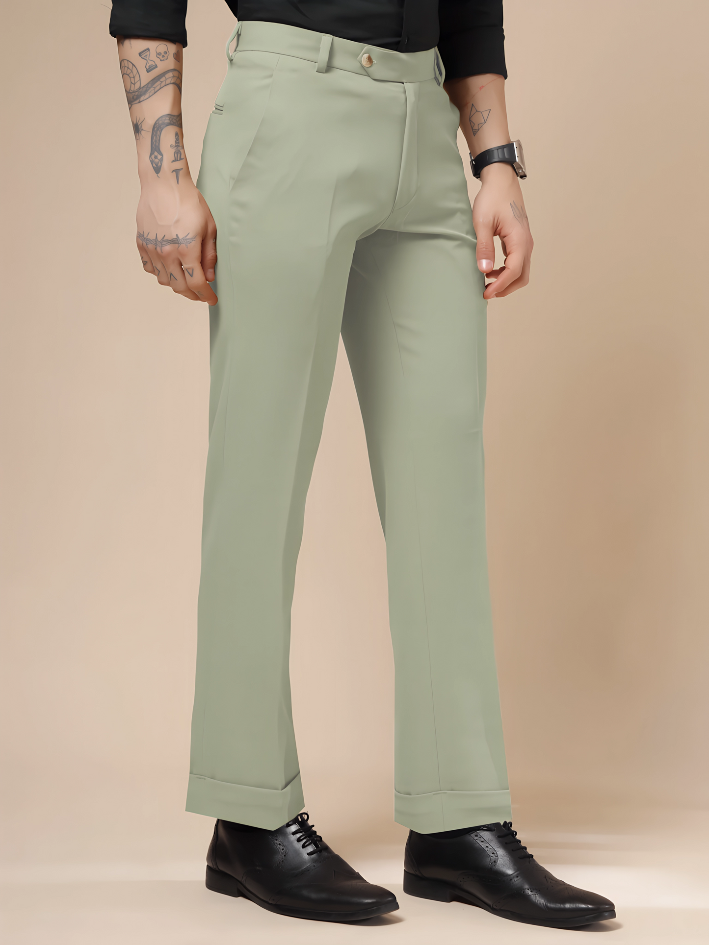 Lime Men Formal Pant by ITALIAN VEGA®