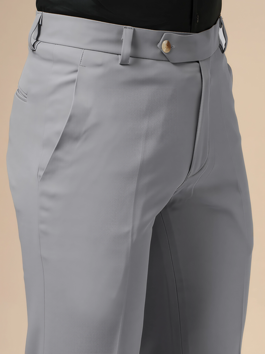 Ash Grey Men Formal Pants by Italian Vega®