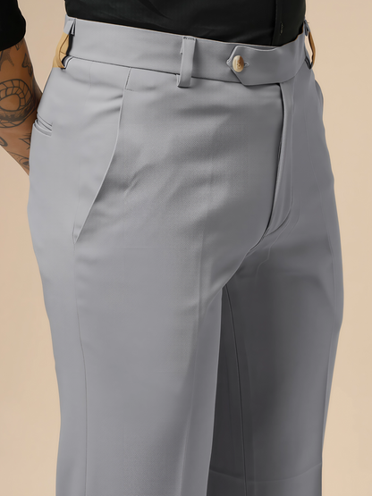 Ash Grey Men Formal Pants by Italian Vega®