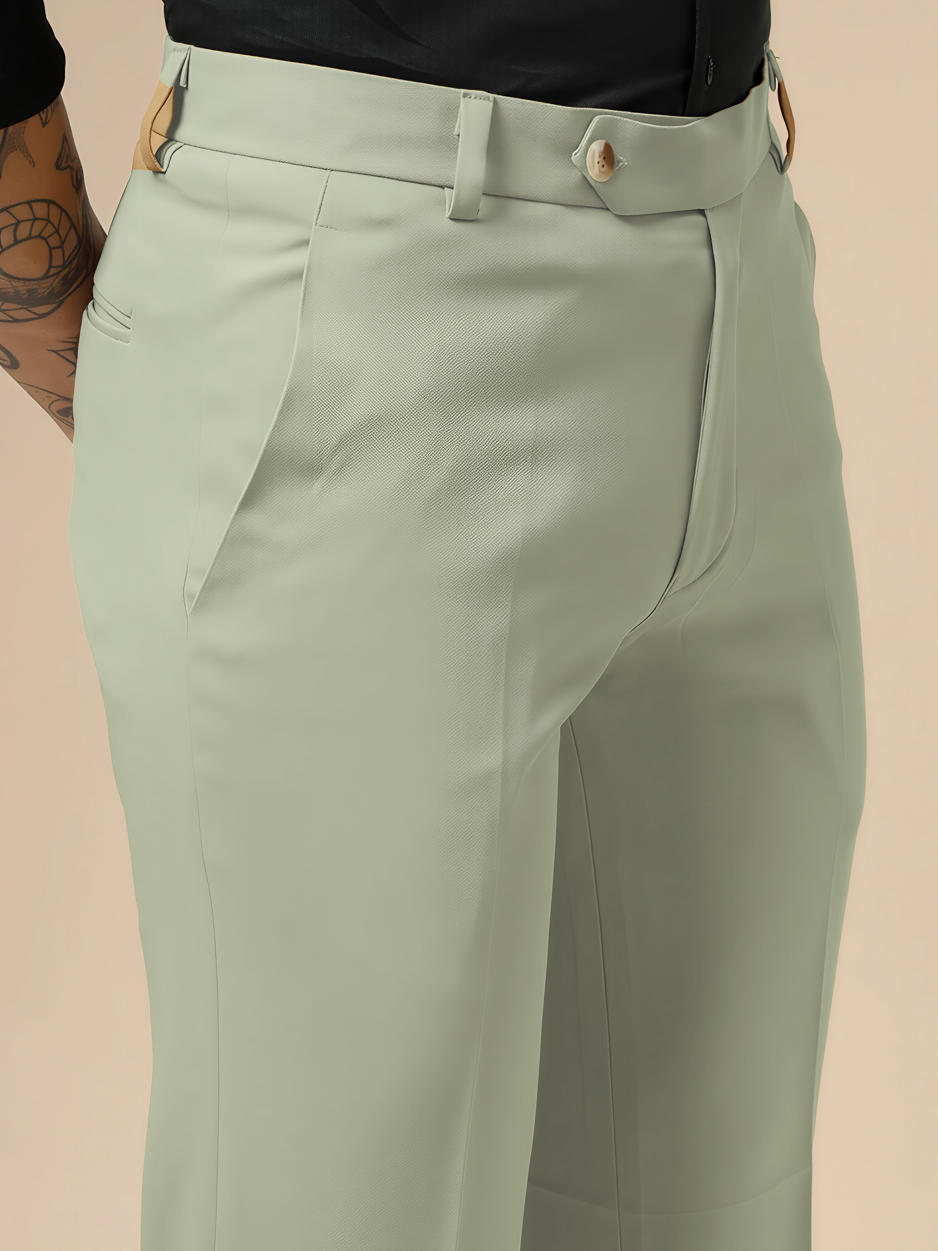 Lime Men Formal Pant by ITALIAN VEGA®