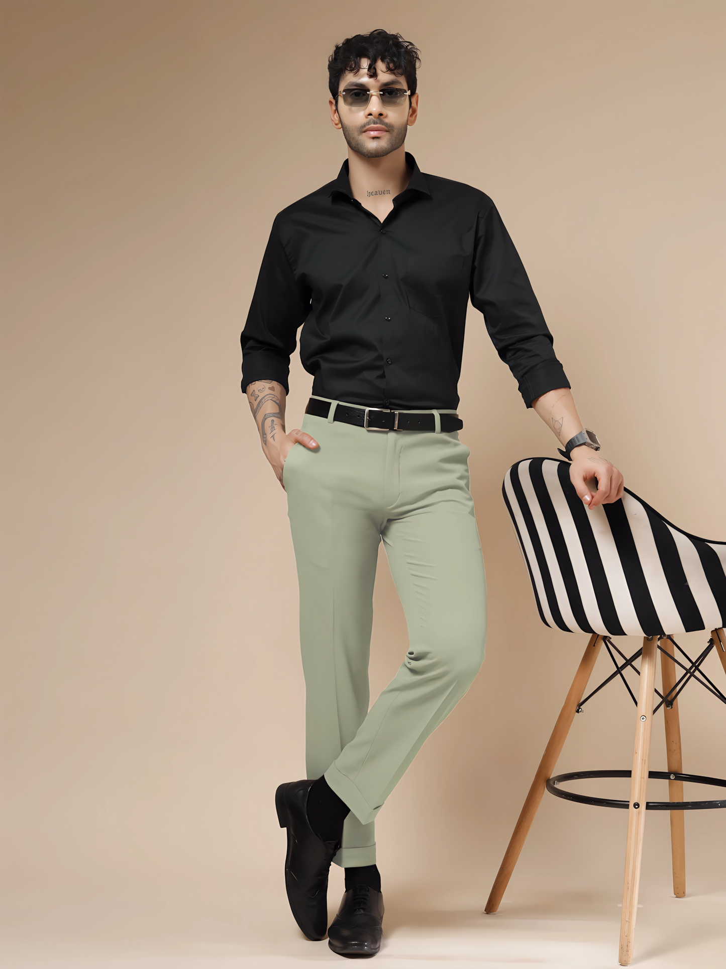 Lime Men Formal Pant by ITALIAN VEGA®