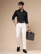 Frost White Men Formal Pant by ITALIAN VEGA®