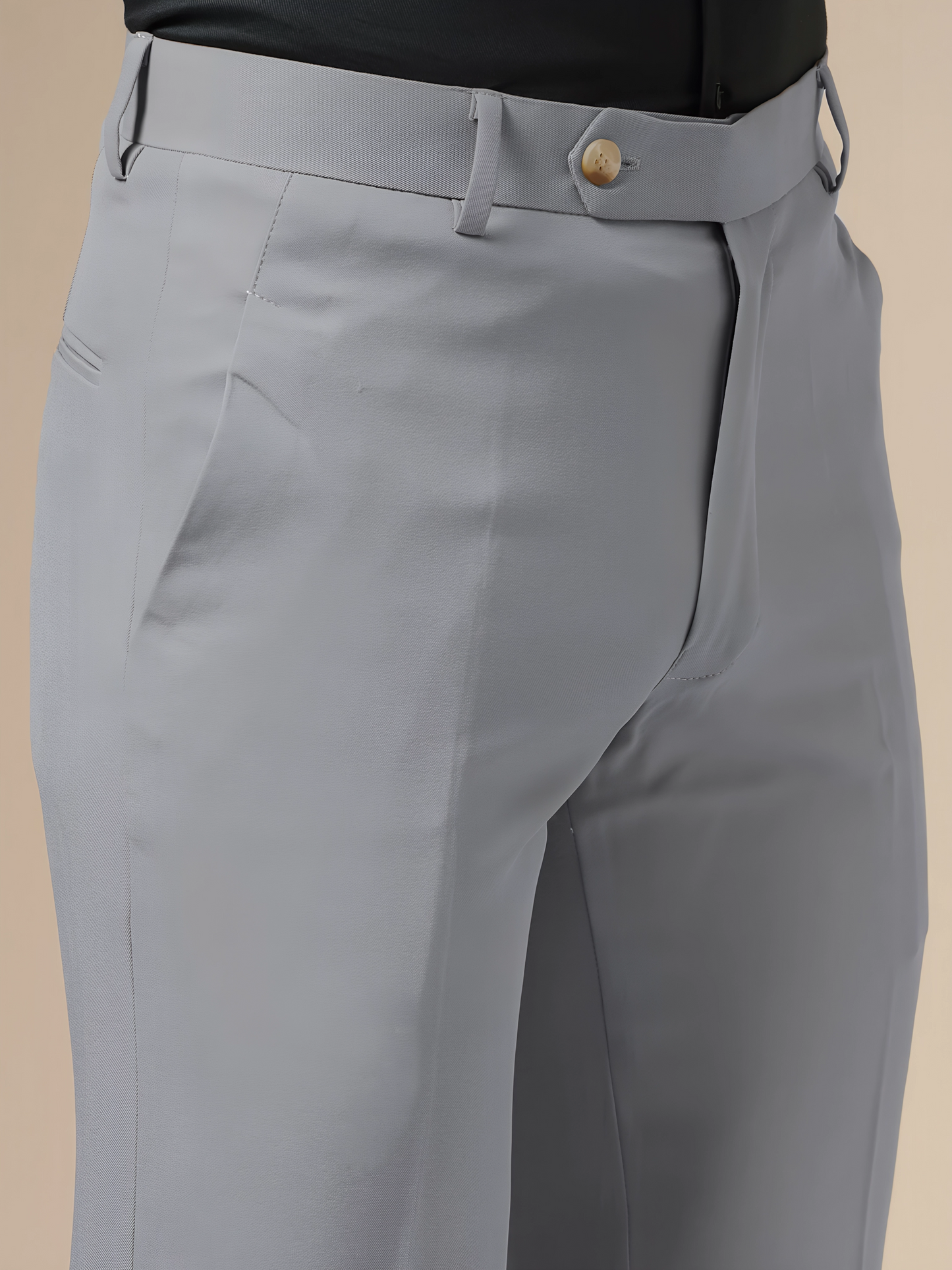 Royal Ash Grey Formal Trouser by ITALIAN VEGA®
