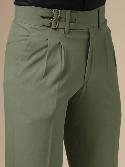 Pebble Double Buckle Formal Gurkha Pants by ITALIAN VEGA®