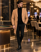 Charleston Camel Wool Blend Over Coat by Italian Vega® (Winter Special)