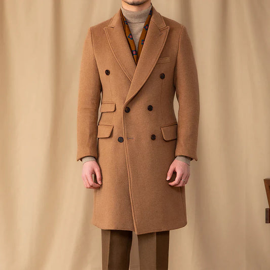 Kingsman Camel Double Breasted Coat by Italian Vega® (Latest Edition)