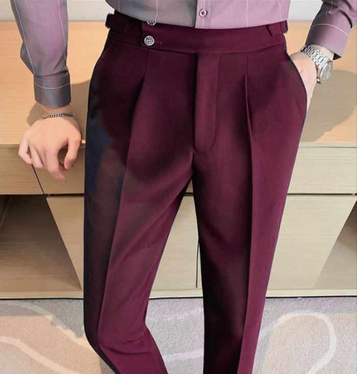 Signature Buttoned Formal Gurkha Pants by ITALIAN VEGA®