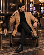 Charleston Camel Wool Blend Over Coat by Italian Vega® (Winter Special)