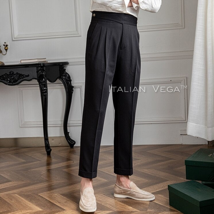 Classic Buttoned Formal Gurkha Pants by ITALIAN VEGA®