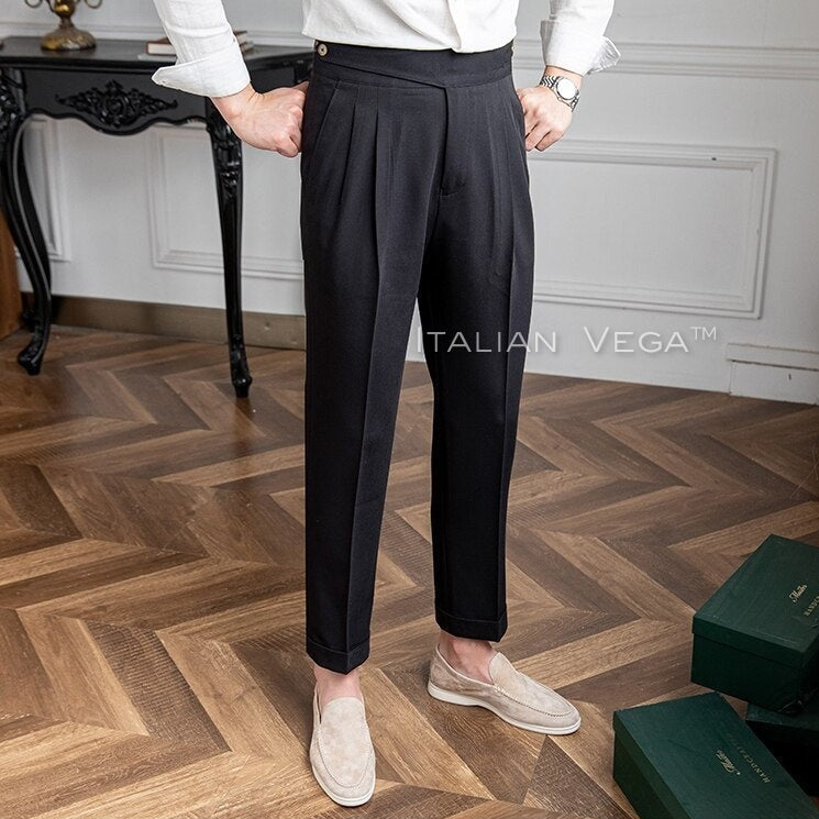 Classic Buttoned Formal Gurkha Pants by ITALIAN VEGA®