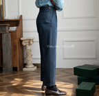 Blue Denim Veteran Gurkha Trouser Pants for Men by Italian Vega® (Limited Edition)