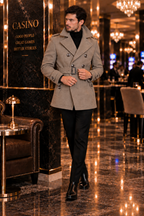 Arctic Vizon Double Breasted Over Coat by ITALIAN VEGA® (Winter Special)