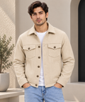 Classy Beige Wool Jacket by ITALIAN VEGA®