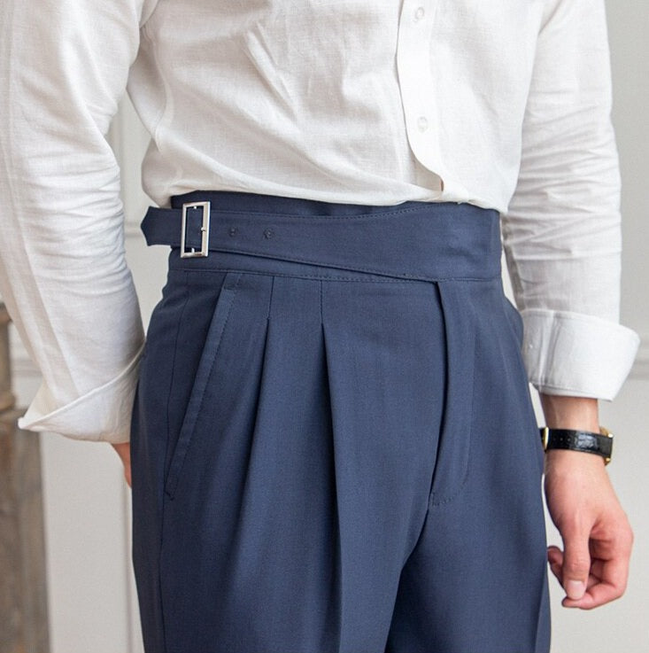 Classic Buckle Formal Gurkha Pants by ITALIAN VEGA®