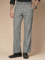 Dark Grey Corduroy Oxford Gurkha Pants | Boot Cut Fit by ITALIAN VEGA®