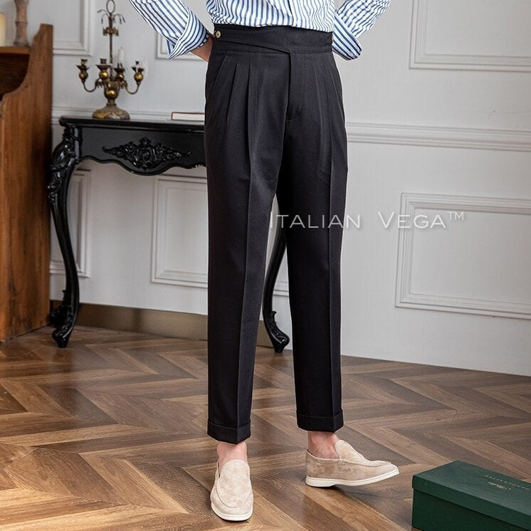 Classic Buttoned Formal Gurkha Pants by ITALIAN VEGA®