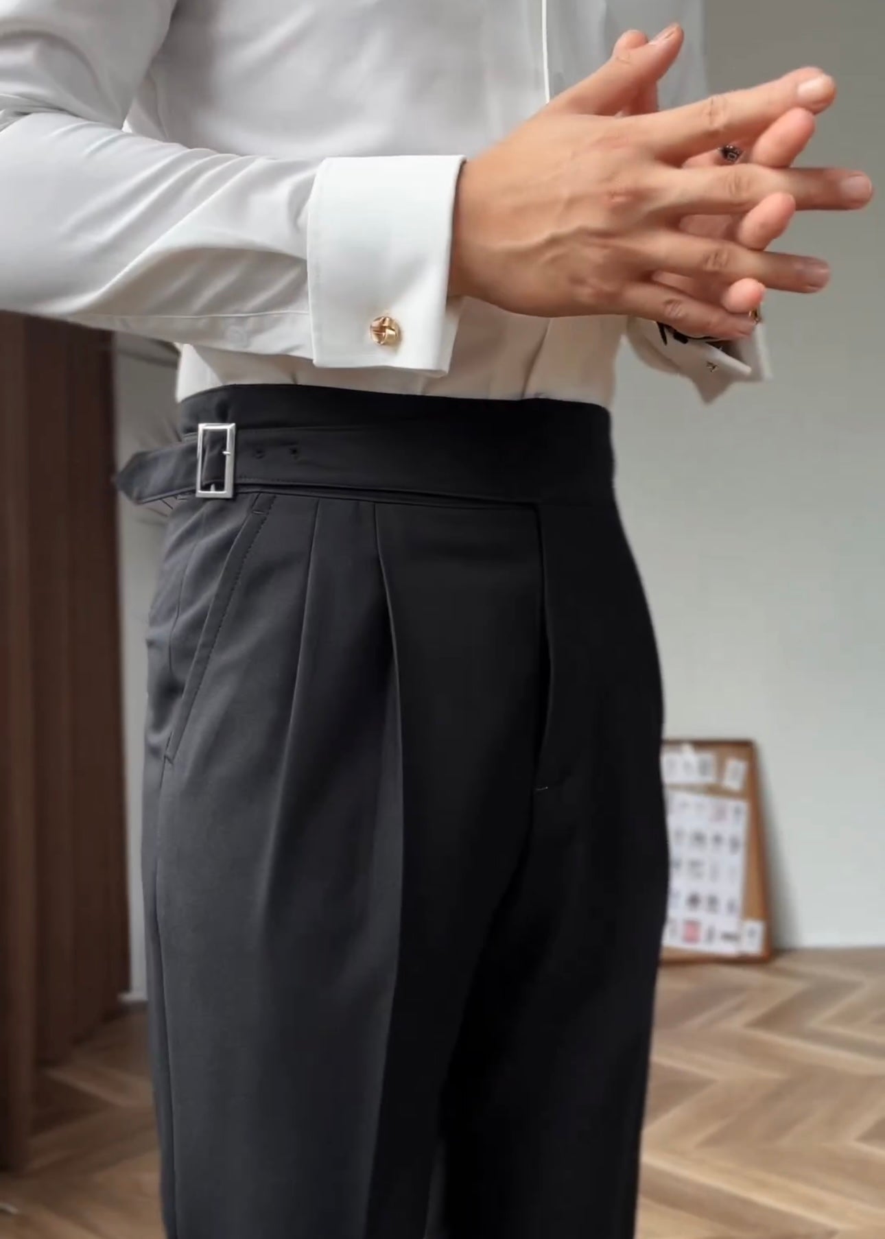 Classic Buckle Formal Gurkha Pants by ITALIAN VEGA®