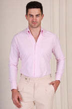 Old Money Crepe Stripe One Piece Collar Shirt by Italian Vega®