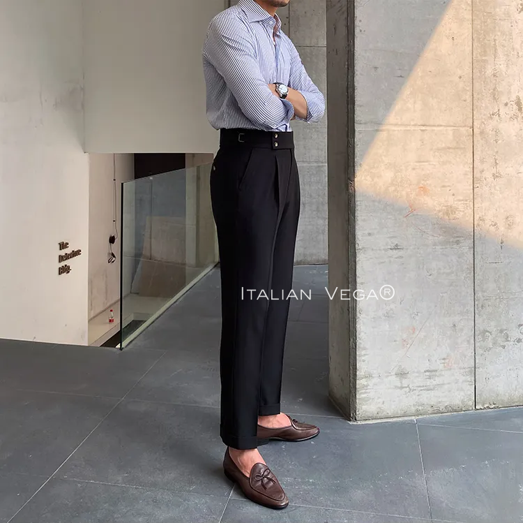 Signature Buttoned Formal Gurkha Pants by ITALIAN VEGA®