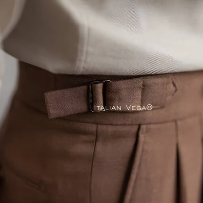 Italian Khakhi Signature Formal Gurkha Pants by ITALIAN VEGA®