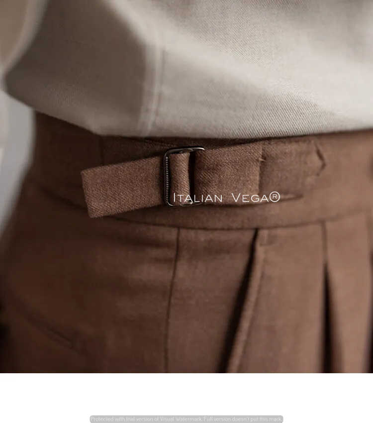 Italian Khakhi Signature Formal Gurkha Pants by ITALIAN VEGA®