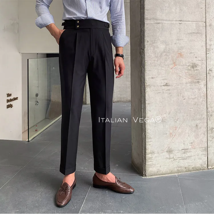 Signature Buttoned Formal Gurkha Pants by ITALIAN VEGA®