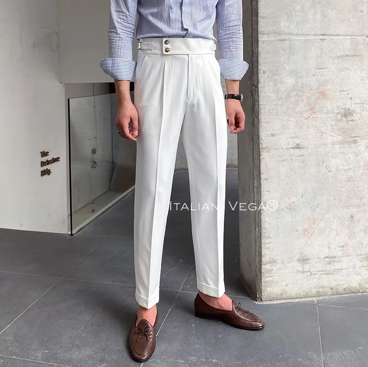 Signature Buttoned Formal Gurkha Pants by ITALIAN VEGA®