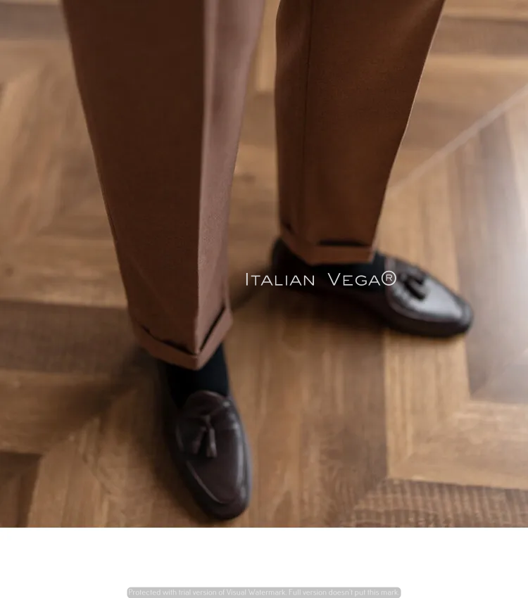 Italian Khakhi Signature Formal Gurkha Pants by ITALIAN VEGA®