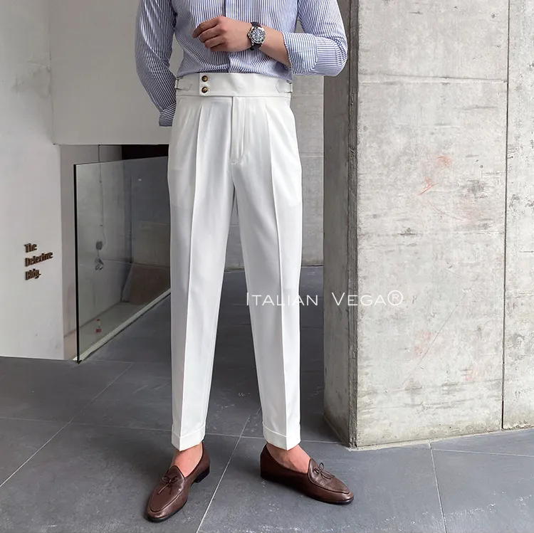 Signature Buttoned Formal Gurkha Pants by ITALIAN VEGA®