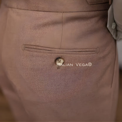 Italian Khakhi Signature Formal Gurkha Pants by ITALIAN VEGA®