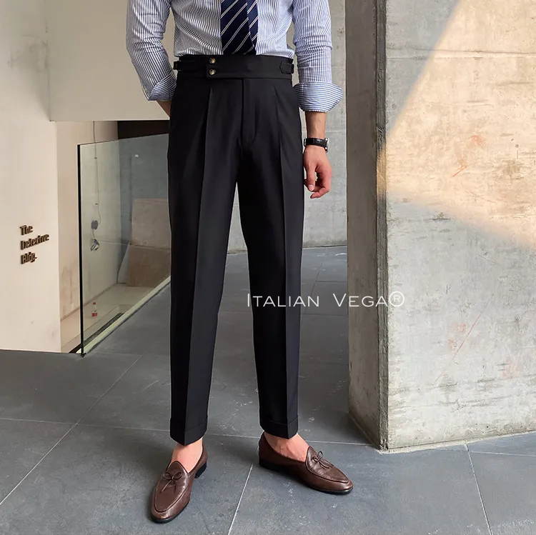 Signature Buttoned Formal Gurkha Pants by ITALIAN VEGA®