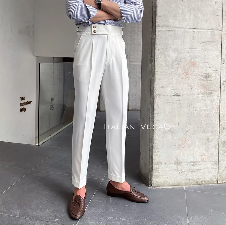 Signature Buttoned Formal Gurkha Pants by ITALIAN VEGA®