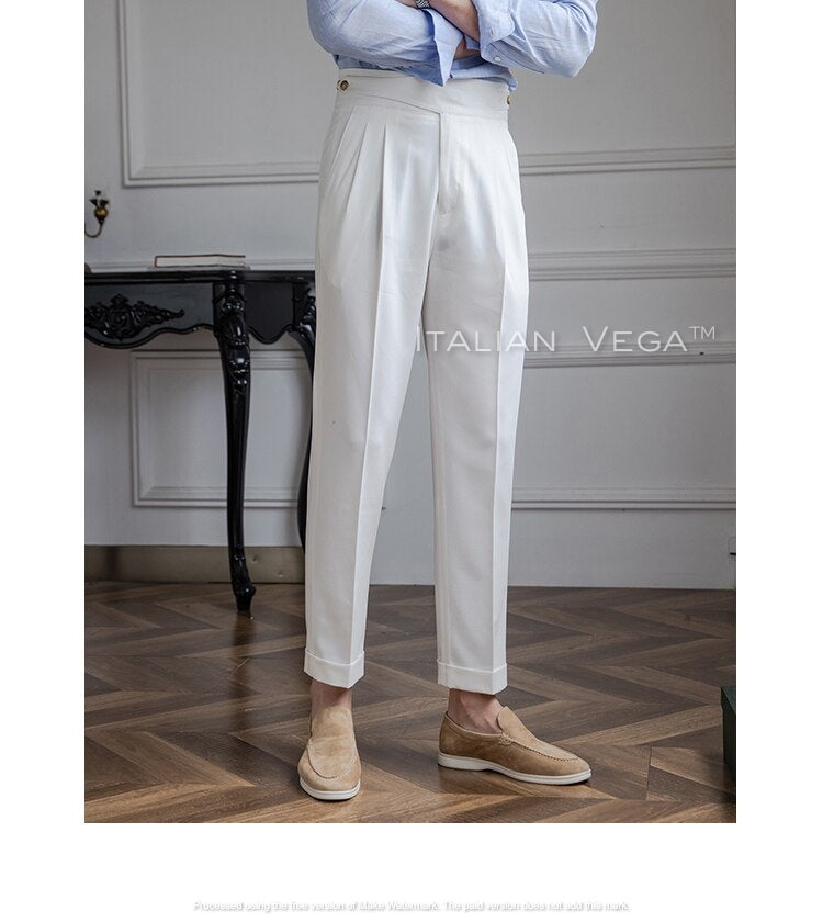 Classic Buttoned Formal Gurkha Pants by ITALIAN VEGA®